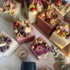 Blush Block Soap - with real dried flowers
