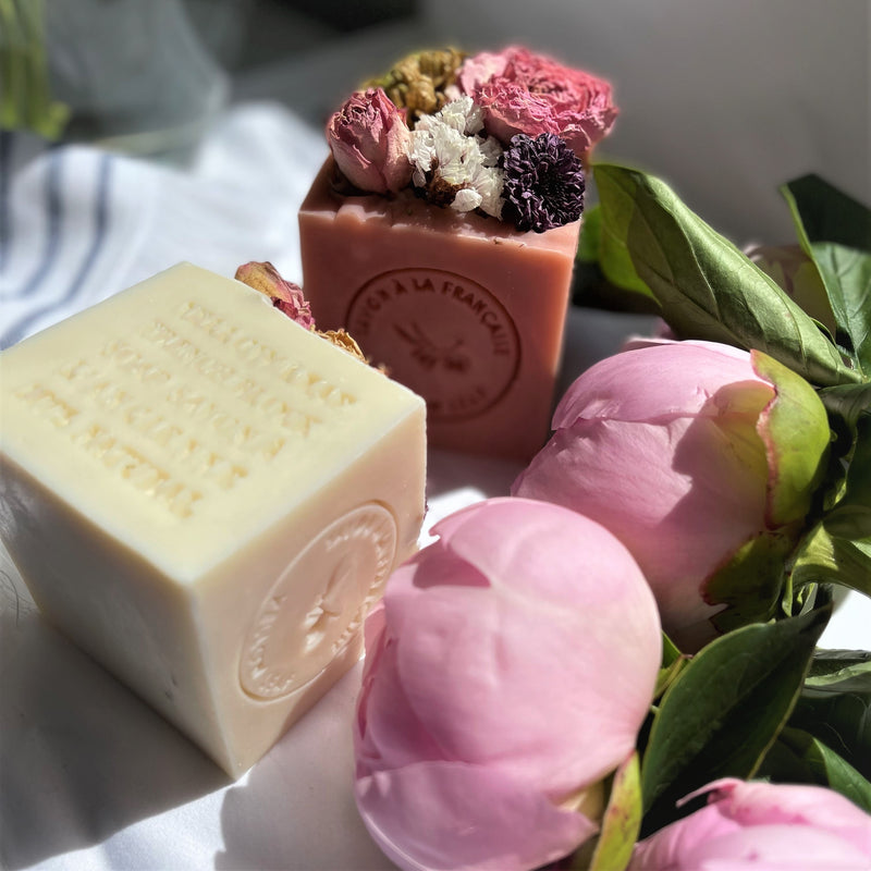 French Block Soap - Floral Look