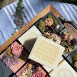 Classic French Block Soap - with real dried flowers