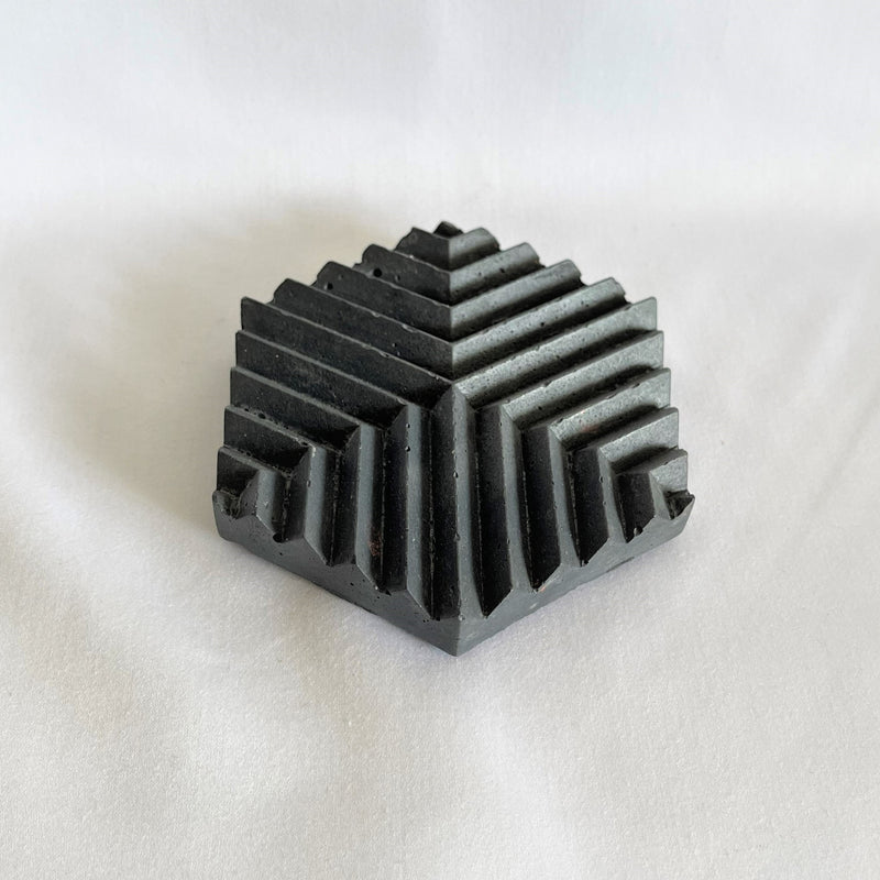 Charcoal Hexagon - Concrete Soap Tray